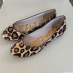 Sam Edelman Alaine Leopard Scalloped Flats